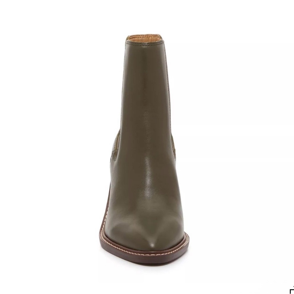 NIB Crown Vintage Pimmy Bootie Sz 8.5 Color: Dark Green/Fatigue - Picture 2 of 9
